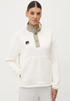 Jack Wolfskin hanorac fleece Sumetro femei, culoarea bej, neted, A64110 imagine