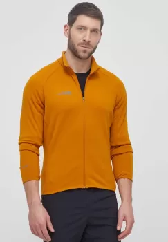 Jack Wolfskin hanorac Gravex Thermo culoarea galben, neted, 1711581 imagine
