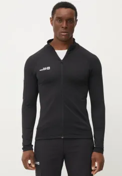 Jack Wolfskin hanorac Prelight culoarea negru, uni, A63789 imagine