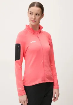 Jack Wolfskin hanorac Prelight culoarea portocaliu, cu imprimeu, A63790 imagine