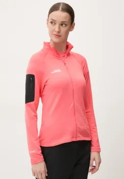 Jack Wolfskin hanorac Prelight culoarea portocaliu, cu imprimeu, A63790 imagine