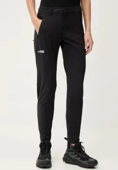 Jack Wolfskin pantaloni de exterior Hikeout culoarea negru, A63927 imagine
