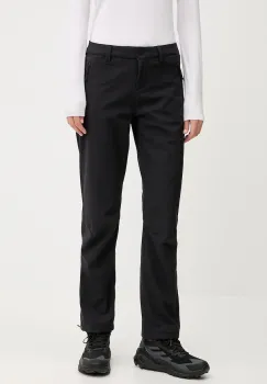 Jack Wolfskin pantaloni de exterior TREK TERRAIN culoarea negru, A65301 imagine