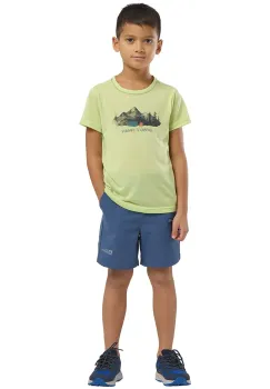 Jack Wolfskin pantaloni scurti copii TURBULENCE SHORTS K neted, talie reglabila, A63685 imagine
