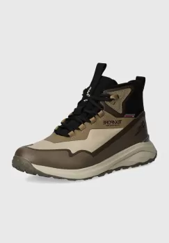 Jack Wolfskin pantofi Dromoventure WT Texapore Mid barbati, culoarea maro, izolat, A62295 imagine