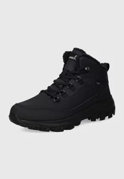 Jack Wolfskin pantofi Everquest Texapore Mid barbati, culoarea negru, izolat, 4053611 imagine