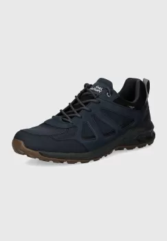 Jack Wolfskin pantofi Woodland 2 Texapore Low barbati, culoarea albastru marin, 4051271 imagine