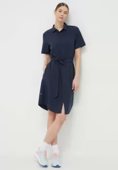 Jack Wolfskin rochie 10 culoarea galben, mini, evazati imagine