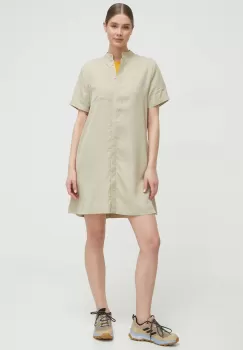 Jack Wolfskin rochie sport Mojave culoarea bej, mini, drept imagine