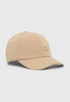 Jack Wolfskin sapca culoarea bej, cu imprimeu imagine