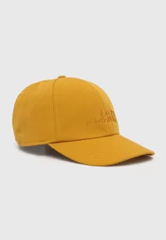 Jack Wolfskin sapca culoarea galben, cu imprimeu imagine
