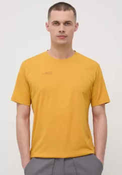 Jack Wolfskin tricou sport Delgami culoarea galben, neted imagine