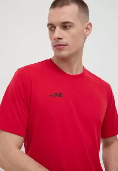 Jack Wolfskin tricou sport Vonnan culoarea rosu, neted imagine