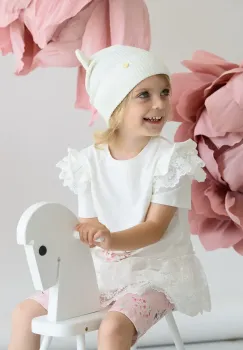Jamiks caciula copii ELOISE culoarea bej, JWH034 imagine