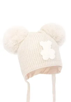 Jamiks caciula copii HOLLY IVA culoarea bej, JZH185 imagine