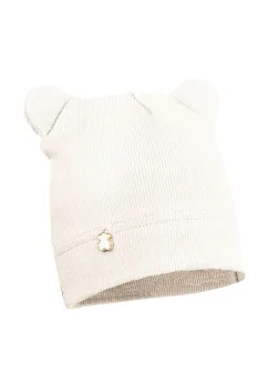 Jamiks caciula copii ROSSI culoarea alb, din tesatura neteda, JWH098 imagine