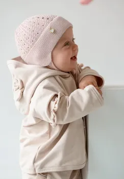 Jamiks caciula copii SEANNA culoarea roz, din tesatura neteda, JWH065 imagine