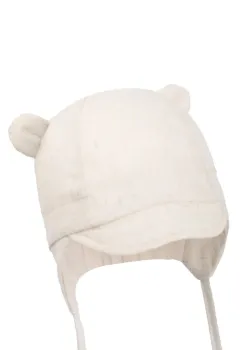 Jamiks caciula cu urechi pentru bebelusi din bumbac DAMIEN imagine