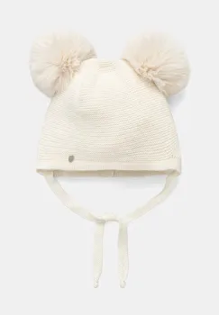 Jamiks caciula de lana pentru copii BERIT IIA culoarea bej, JZI024 imagine