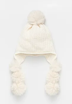 Jamiks caciula de lana pentru copii SIRIANA II culoarea bej, JZI129 imagine