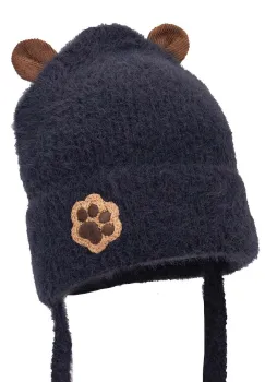 Jamiks caciula din lana pentru copii ALPER culoarea albastru marin, JZH055 imagine