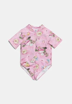 Jamiks costum de baie dintr-o bucata pentru bebelusi SUMMY culoarea roz, JLH090 imagine