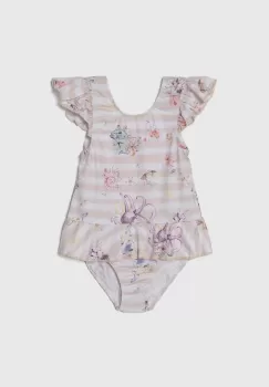 Jamiks costum de baie dintr-o bucata pentru copii culoarea bej imagine