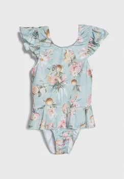 Jamiks costum de baie dintr-o bucata pentru copii culoarea turcoaz imagine