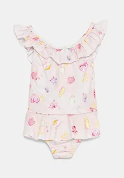 Jamiks costum de baie dintr-o bucata pentru copii MIRAY culoarea bej, JLH163 imagine