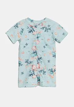 Jamiks costum de baie pentru bebelusi NINO culoarea turcoaz, JLH095 imagine