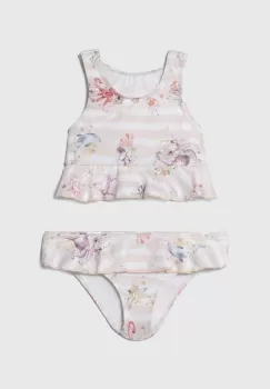 Jamiks costum de baie pentru copii din doua piese culoarea portocaliu imagine