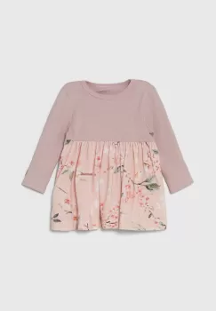 Jamiks rochie bebe culoarea roz, mini, evazati imagine