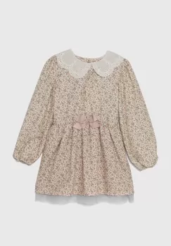 Jamiks rochie din bumbac pentru copii BONIA culoarea roz, mini, evazati, JZH307 imagine