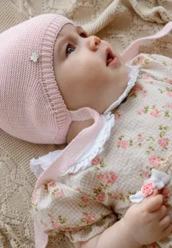 Jamiks sapca din bumbac pentru bebelusi CIELO culoarea roz, bumbac, din tesatura neteda, JWH110 imagine