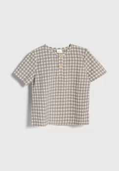 Jamiks tricou de bumbac pentru copii culoarea gri, modelator imagine