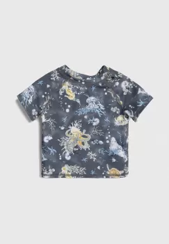 Jamiks tricou de inot pentru copii culoarea gri imagine