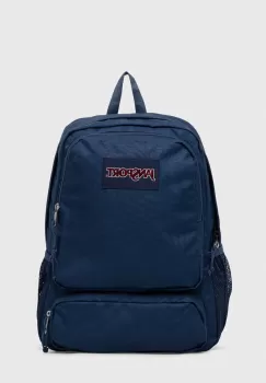Jansport rucsac culoarea albastru marin, mare, neted imagine