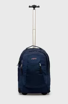Jansport rucsac culoarea albastru marin, mare, neted imagine