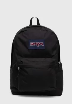 Jansport rucsac culoarea negru, mare, cu imprimeu imagine