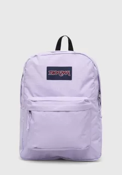 Jansport rucsac culoarea violet, mare, neted imagine