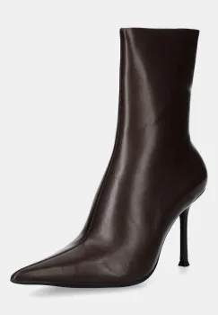 Jeffrey Campbell botine Daring-2 culoarea maro, cu toc cui, JC-1236-10-14 imagine