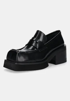 Jeffrey Campbell pantofi de piele CLASSICAL culoarea negru, cu toc drept, C529EF-08 imagine