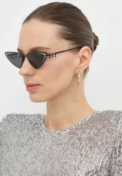 Jimmy Choo ochelari de soare femei, culoarea negru, 0JC4001B imagine