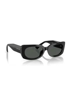 Jimmy Choo ochelari de soare femei, culoarea negru, 0JC5029U imagine