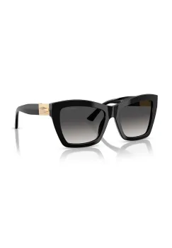 Jimmy Choo ochelari de soare femei, culoarea negru, 0JC5031 imagine