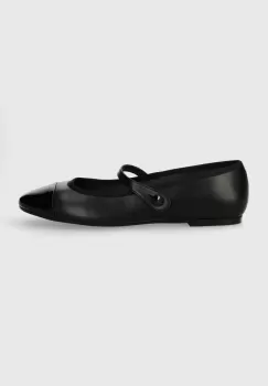 Jonak balerini de piele DREUX culoarea negru, 3500168 imagine