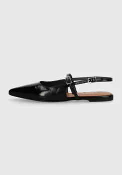 Jonak balerini de piele DURA culoarea negru, cu toc deschis, 3400226 imagine