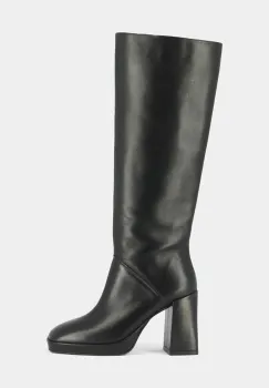 Jonak ghete de piele DETHLEE CUIR femei, culoarea negru, cu toc drept, 3100351 imagine