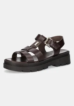 Jonak sandale de piele LONDRES culoarea bordo, 3600024 imagine