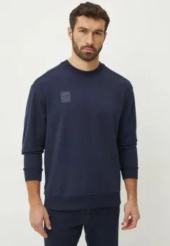 Joop! bluza barbati, culoarea albastru marin, cu imprimeu, 30044702 imagine